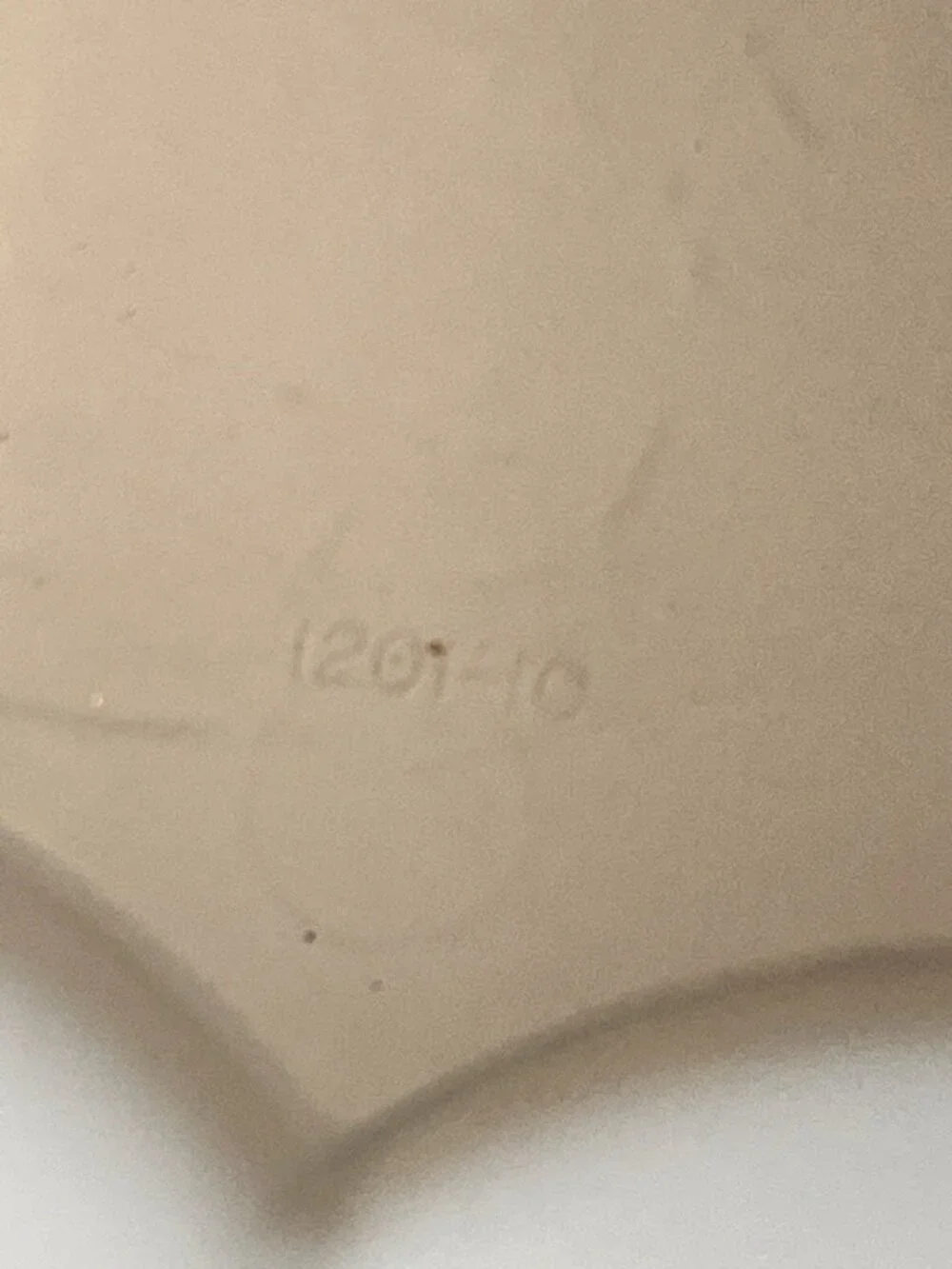 Vtg Tupperware 1202 & 1201 White Speckled 9